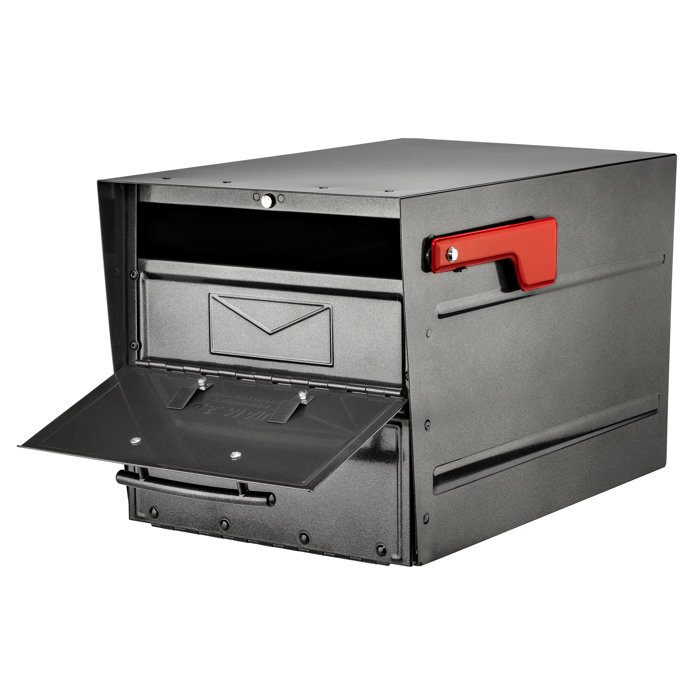 Architectural Mailboxes Oasis Steel Post Mounted Mailbox with
